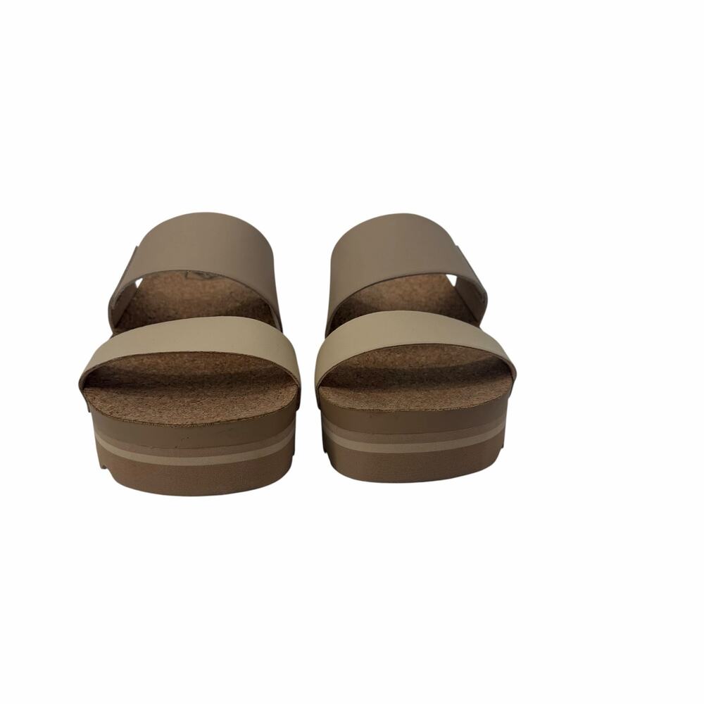 Reef Double Strap Cushion Vista Hi Platform Sandals Size 7.5 - Picture 3 of 5